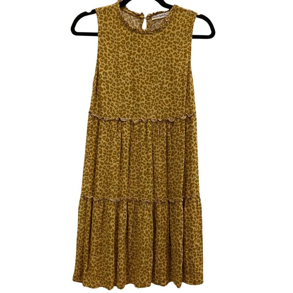Live to be Spoiled Leopard Print Summer Dress / GUC